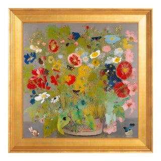 Tuxedo Park Print Shop Wildflowers Gold Frame For Sale