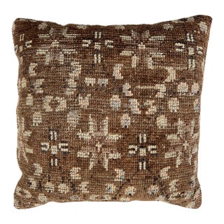 Vintage Turkish Rug Pillow For Sale