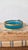 Vintage Murano Opaline Glass Ashtray Turquoise Blue Brass Rim Italian Mid Century Decorative Catchall Trinket Dish For Sale - Image 12 of 13