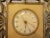 Vintage Mid-Century Modern French Style Ormulu Electric Table Clock For Sale - Image 4 of 7