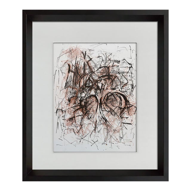 Joan Mitchell Lithograph 1967 Limited Edition No. 153 W/Frame For Sale