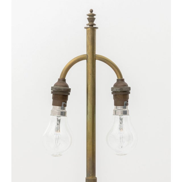 Traditional Dutch Brass Candlestick Mounted as a Table Lamp For Sale - Image 3 of 5