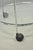 Vintage Mid Century Modern Chrome Round Glass 2 Tier Rolling Bar Cart Side Table For Sale - Image 9 of 11