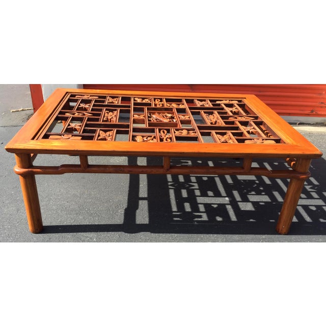 Carved Koa Wood Coffee Table Chairish