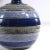 Striped Ceramic Vase in Rimini Blue from Bitossi, Italy, 1970s For Sale - Image 6 of 8