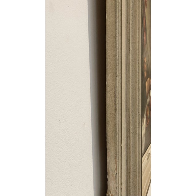 Alberto Cecconi, Woman with a Basket of Apples, Oil on Canvas, 1960s, Framed For Sale - Image 10 of 12