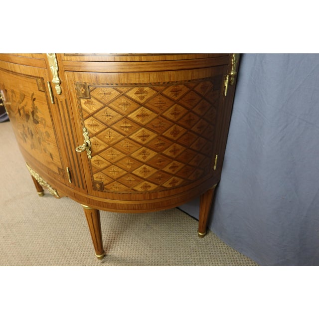 Vintage Half Moon Dresser, 1940s For Sale - Image 8 of 14