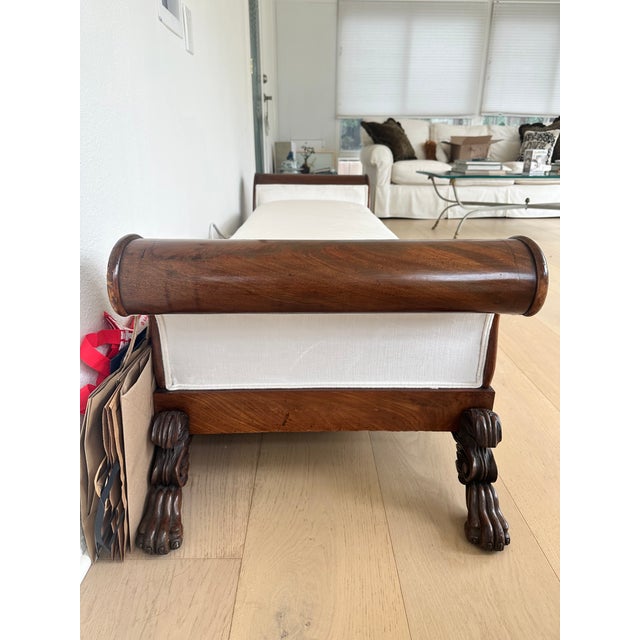 Vintage Lions Paw Bench For Sale - Image 4 of 15