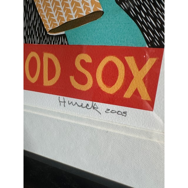 2000 - 2009 Stephen Huneck Signed Limited Edition Lithograph "Having Good Sox", 2005 (Framed) For Sale - Image 5 of 8