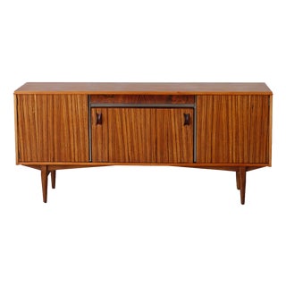 Scandinavian Zebrano Sideboard, 1960s For Sale