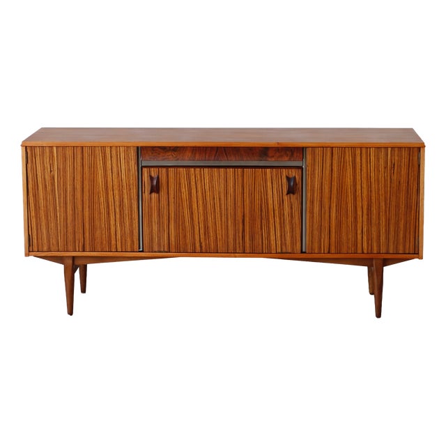 Scandinavian Zebrano Sideboard, 1960s For Sale