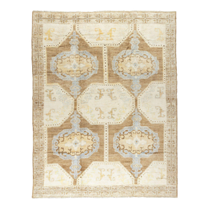 Vintage Inspired Turkish Kars Rug, 10'4'' X 13'2''