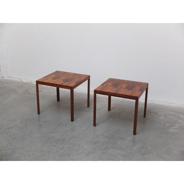 Side Tables in Rosewood by Wilhelm Renz, 1960s, Set of 2 For Sale - Image 4 of 18