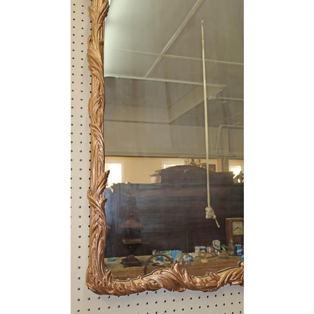 1920s Early 20th Century Louis XV French Style Gold Gilt Mirror 38 X 54 For Sale - Image 5 of 8