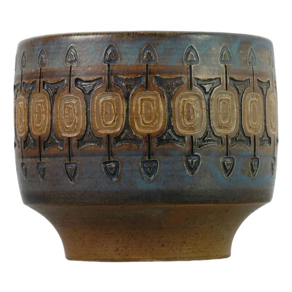 Mid-Century Bowl by Ulla Winblad for Alingsås Keramik, 1960s For Sale