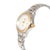 Modern Ladies Tag Heuer Link Lady 27mm Wjf1353 Mop Diamond Dial Gold Steel Quartz Watch For Sale - Image 3 of 10