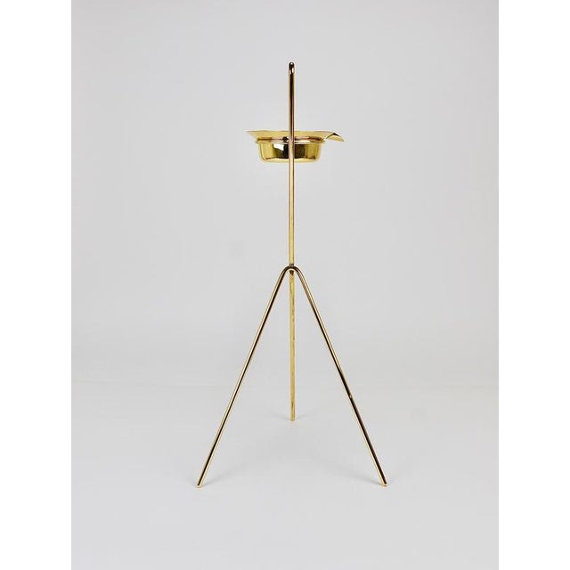 Brass Standing Floor Ashtray by Carl Auböck, Austria, 1950s For Sale - Image 10 of 18