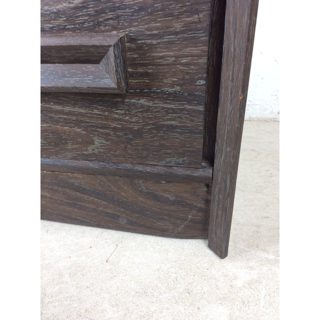 1960s Mid Century Modern Four Drawer Highboy Dresser With Black Stained Finish For Sale - Image 5 of 17