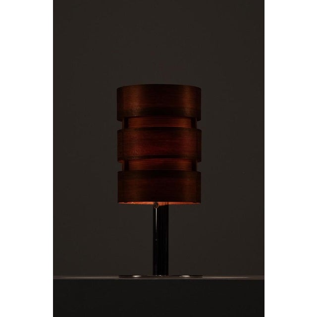 Brown Vintage Table Lamp by Hans-Agne Jakobsson, 1960s For Sale - Image 8 of 9