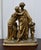 Neoclassical Antique 19thC Neoclassical Gilt Spelter Figural Group Statue Moreau Era For Sale - Image 3 of 15