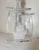 Vintage Mid Century Modern Carved Clear Lucite Electric Table Lamp Butterfly For Sale - Image 4 of 12