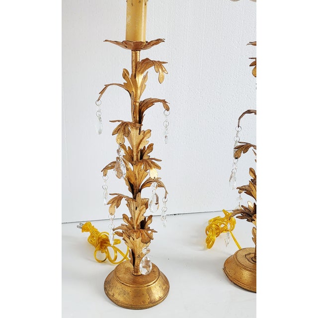 2010s Chelsea House Rosetti Collection Buffet Lamps-a Pair For Sale - Image 5 of 18