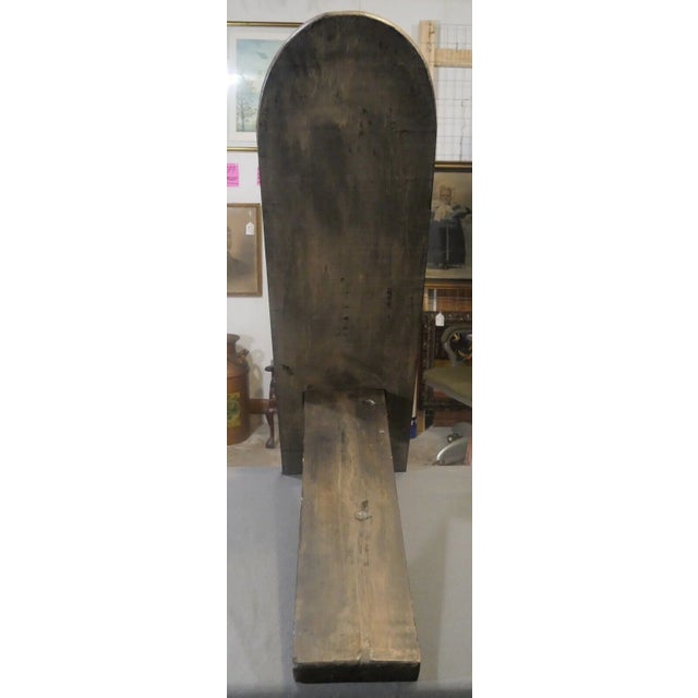 Vintage African Mid 20th Century Senufo Carved Wooden Stargazer Chair From the Ivory Coast For Sale In New Orleans - Image 6 of 9