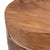 Contemporary Organic Teak Fragment Drum Side Table For Sale - Image 3 of 6
