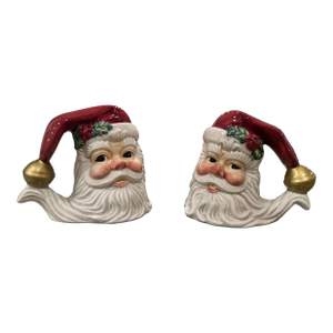 Vintage Fitz & Floyd Santa Salt & Pepper Shakers