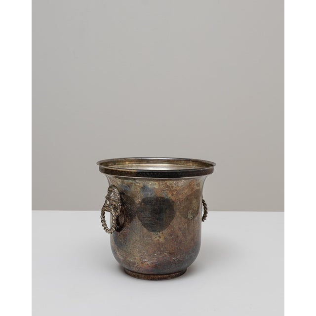 Mid 20th Century 20th Century French Silver Plated Champagne Bucket For Sale - Image 5 of 18