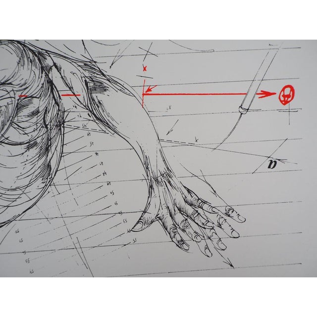Vladimir Velickovic, Mouvement cosmique, Screen Print For Sale - Image 5 of 6
