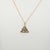 Modern Triquetra Estate Pendant in Solid 14k Gold - Timeless Fine Jewelry For Sale - Image 3 of 6