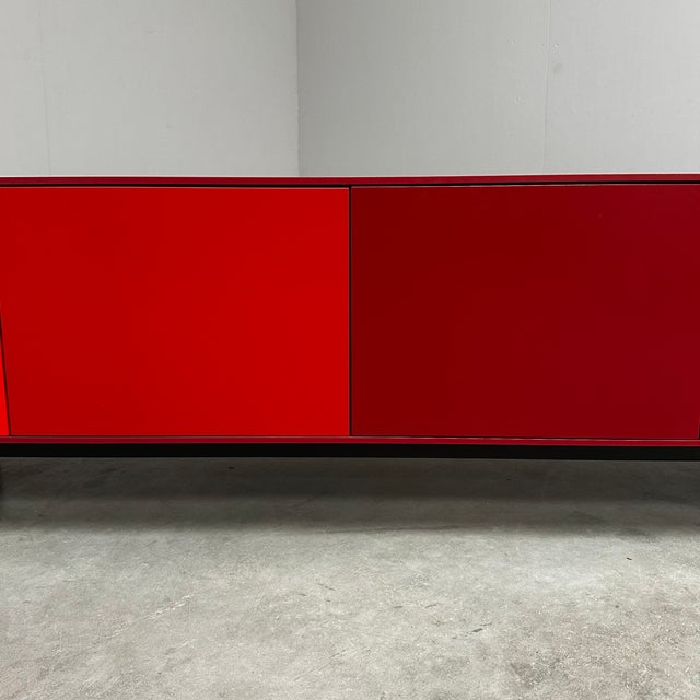 Metal Low Dutch Noon Sideboard from UMS Pastoe, 2000s For Sale - Image 7 of 14