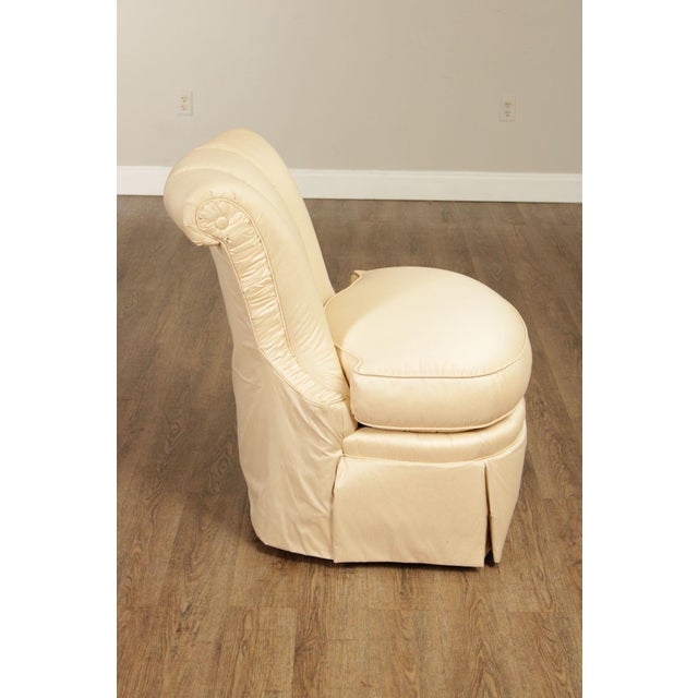 Century Furniture Pair of Upholstered Slipper Chairs For Sale - Image 15 of 18