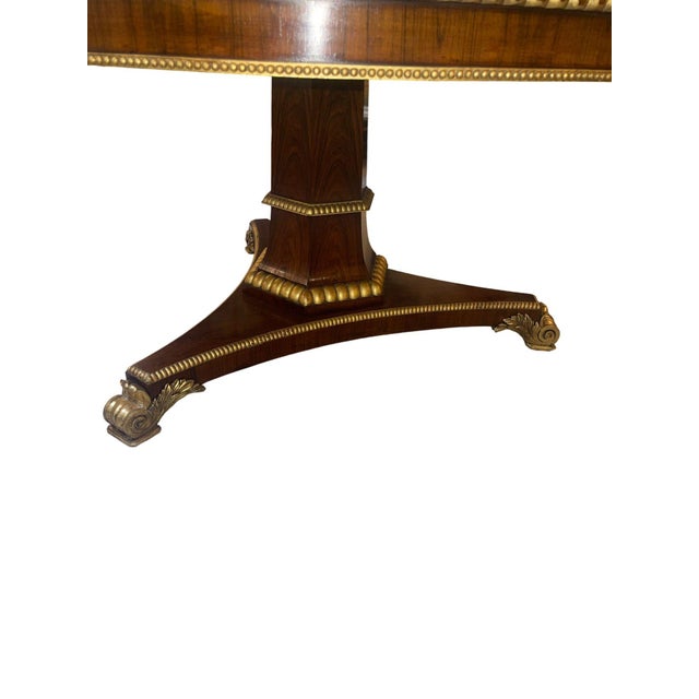 Wood Late 19th Century English Pedestal Table For Sale - Image 7 of 10