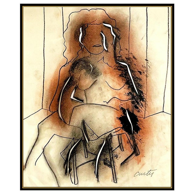 Message us to inquire about custom framing options! (Included for free with every purchase) The artwork here, "Feline...