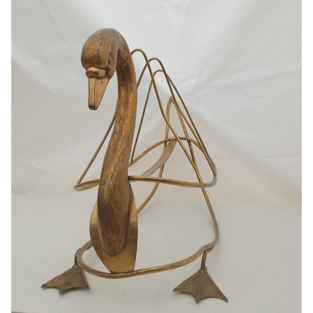 1960s Swan Magazine Holder from Maison Jansen For Sale - Image 5 of 18