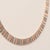 Vintage Tri-Color Gold Diamond Collar Necklace 14K Yellow, White & Rose Gold | Italy | Circa 1980s This sophisticated...
