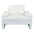 Tov Furniture Maeve Modern White Lounge Chair, Plush Bouclé Upholstery For Sale
