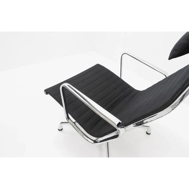 Metal EA124 Lounge Chair by Charles & Ray Eames for Vitra, 1980s For Sale - Image 7 of 12