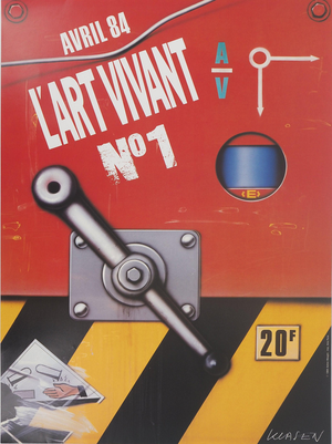 L'art Vivant Poster after Peter Klasen