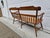 Brown Ethan Allen Heirloom Maple Bench - Three Seat For Sale - Image 8 of 15