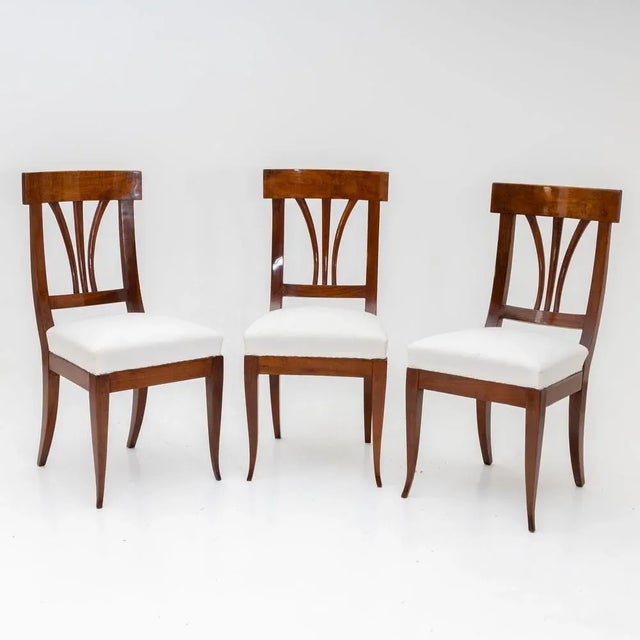 Biedermeier Dining Chairs, Germany, 1820s, Set of 3 For Sale - Image 6 of 6