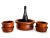 Wood Mid 20th Century Teak Wood Salad Bowl Set by Knobler, 5 Pieces For Sale - Image 7 of 12