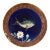 A Joseph Holdcroft Majolica Cobalt Blue-Glazed Fish Plate, English, Ca. 1880 For Sale