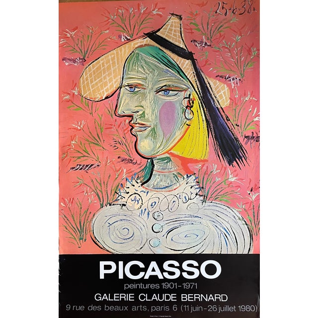 Abstract Pablo Picasso (1881-1973), Peintures 1901-1971, Copyright Spadam Paris, 1980, Printed in France For Sale - Image 3 of 9