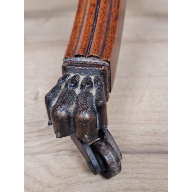 Drop Leaf Side Table in Mahogany, 1950s For Sale - Image 12 of 18