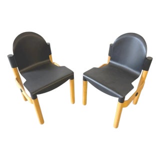 Flex 2000 Dining Chairs by Gerd Lange for Thonet – A Pair For Sale