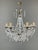 20th Century Crystal and Bronze Chandelier with Pendants For Sale - Image 10 of 13