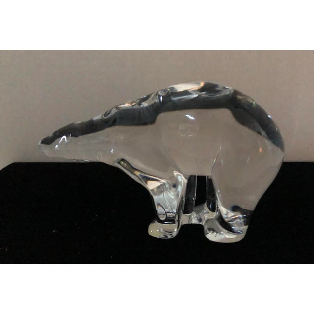 Baccarat 1980s Baccarat Crystal Polar Bear France For Sale - Image 4 of 8